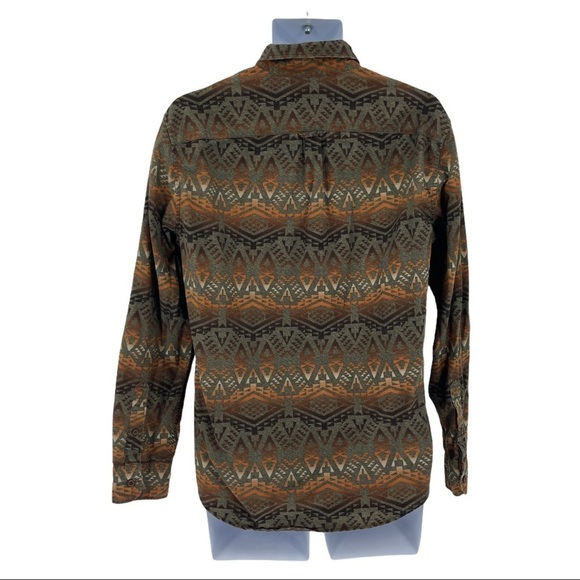 American Eagle Mens Classic Fit Southwestern Button Down Shirt Size M - Picture 2 of 7